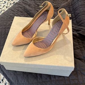 Jimmy choo pink suede heels